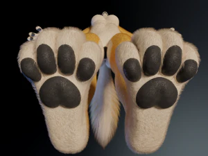 Nara Anthro Fox Modello 3D