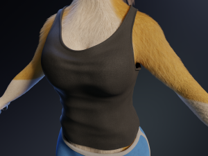 Nara Anthro Fox 3D 모델