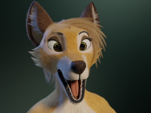 Nara Anthro Fox 3D 모델