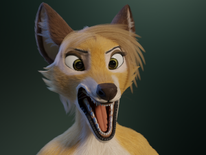 Nara Anthro Fox 3D 모델