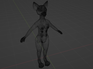 Nara Anthro Fox 3D 모델