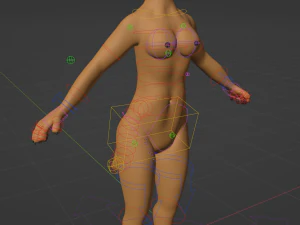 Nara Anthro Fox Modello 3D