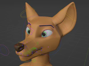 Nara Anthro Fox Modello 3D