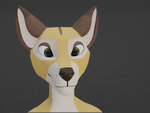 Nara Anthro Fox 3D 모델