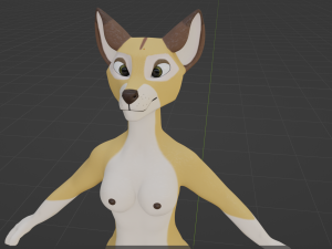 Nara Anthro Fox 3D 모델