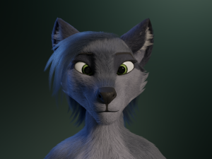 Jennifer Anthro Wolf 3D 모델