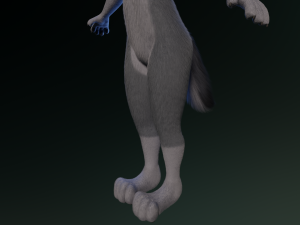 Jennifer Anthro Wolf 3D 모델