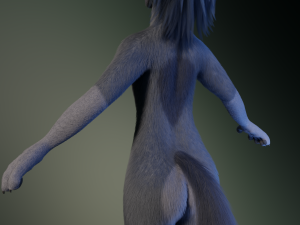 Jennifer Anthro Wolf 3D 모델