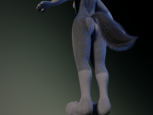Jennifer Anthro Wolf 3D 모델
