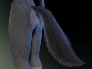 Jennifer Anthro Lupo Modello 3D