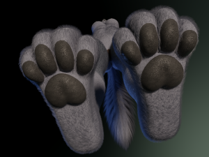 Jennifer Anthro Wolf 3D 모델