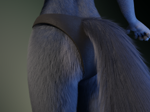 Jennifer Anthro Wolf 3D 모델