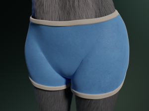Jennifer Anthro Wolf 3D 모델