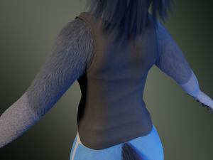 Jennifer Anthro Wolf 3D 모델