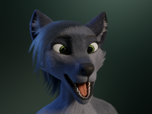 Jennifer Anthro Wolf 3D 모델