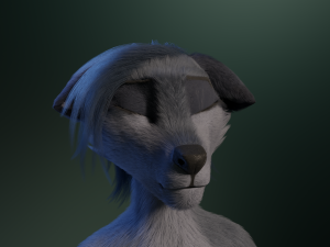 Jennifer Anthro Wolf 3D 모델