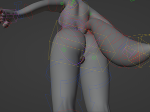 Jennifer Anthro Wolf 3D 모델