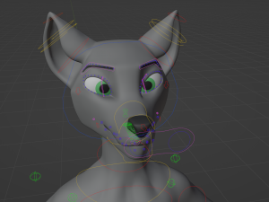 Jennifer Anthro Wolf 3D 모델
