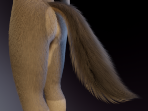 Ashley Anthro Wolf Modelo 3D