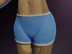 Ashley Anthro Wolf 3D Model