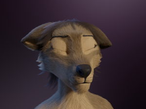 Ashley Anthro Wolf Modelo 3D
