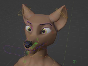 Ashley Anthro Wolf Modelo 3D