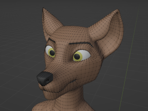 Ashley Anthro Wolf Modelo 3D