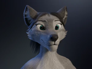 Eva Antro Lupo Modello 3D