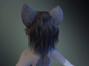 Eva Anthro Wolf Modèle 3D