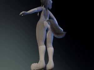 Eva Antro Lupo Modello 3D