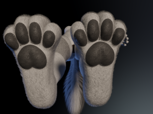 Eva Anthro Wolf Modèle 3D
