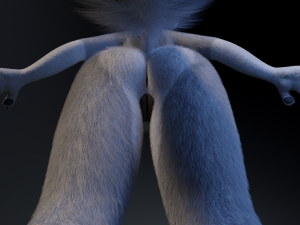 Eva Anthro Wolf Modèle 3D