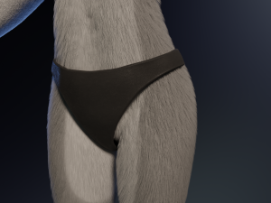 Eva Anthro Wolf Modèle 3D