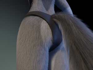 Eva Anthro Wolf Modèle 3D