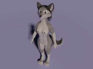Eva Antro Lupo Modello 3D
