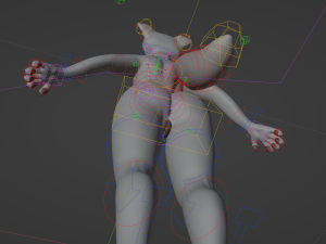 Eva Anthro Wolf Modèle 3D