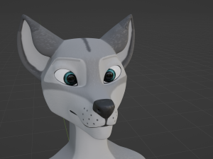 Eva Anthro Wolf Modèle 3D