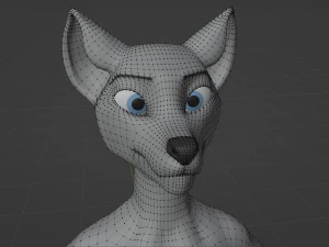 Eva Antro Lupo Modello 3D