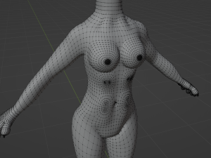 Eva Anthro Wolf Modèle 3D