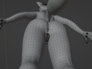 Eva Anthro Wolf Modèle 3D