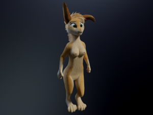 Alexa Anthro Rabbit Modèle 3D