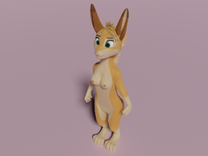 Alexa Anthro Rabbit Modèle 3D