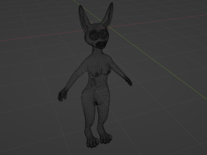Alexa Anthro Rabbit Modèle 3D