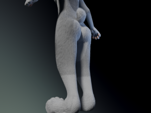 Sara Anthro Rabbit 3D 模型