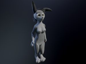 Sara Anthro Rabbit 3D 模型