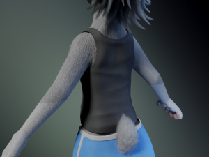 Sara Anthro Rabbit 3D 模型