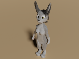 Sara Anthro Rabbit 3D 模型