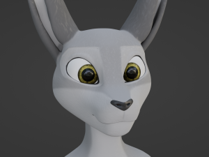 Sara Anthro Rabbit 3D 模型