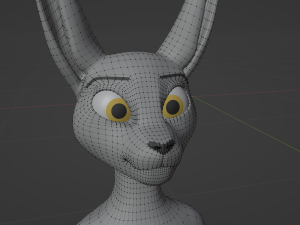 Sara Anthro Rabbit 3D 模型