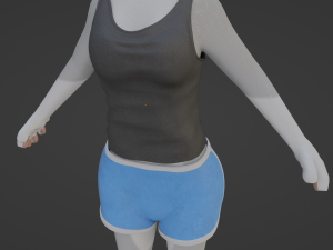 Sara Anthro Rabbit 3D 模型